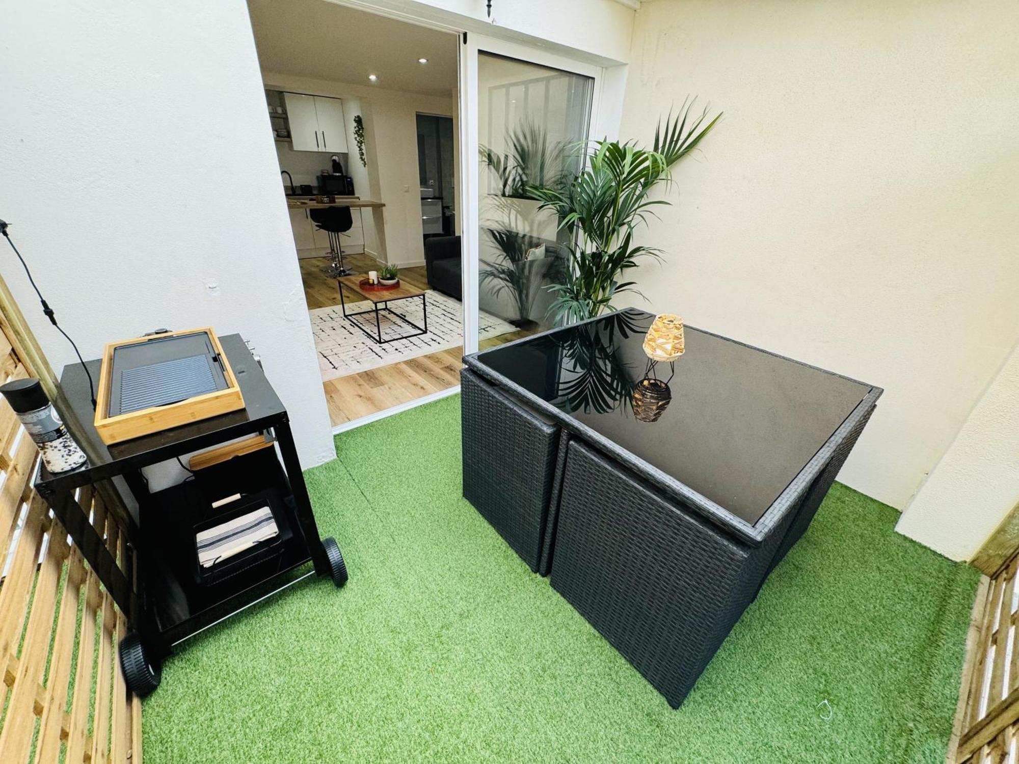 Appartamento Le Bel Aire - Terrasse - Wifi Bègles Esterno foto